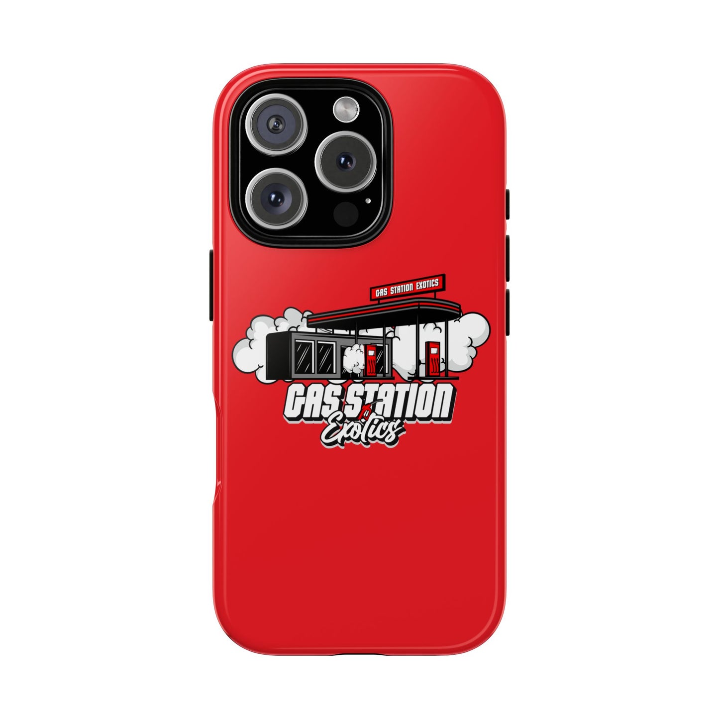 Tough Cases - Gas Station Classics Phone Case | Durable & Stylish Red Phone Cover