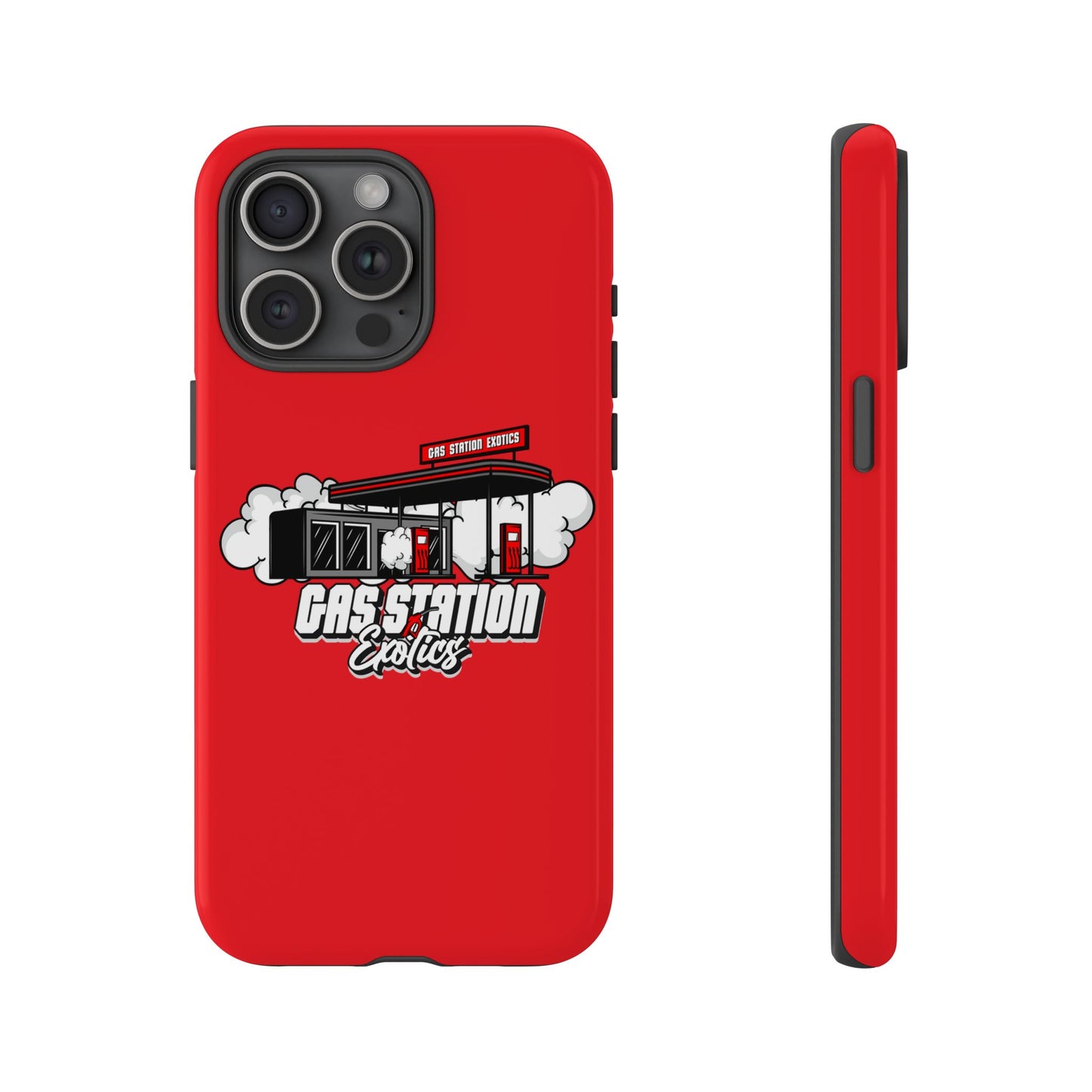 Tough Cases - Gas Station Classics Phone Case | Durable & Stylish Red Phone Cover