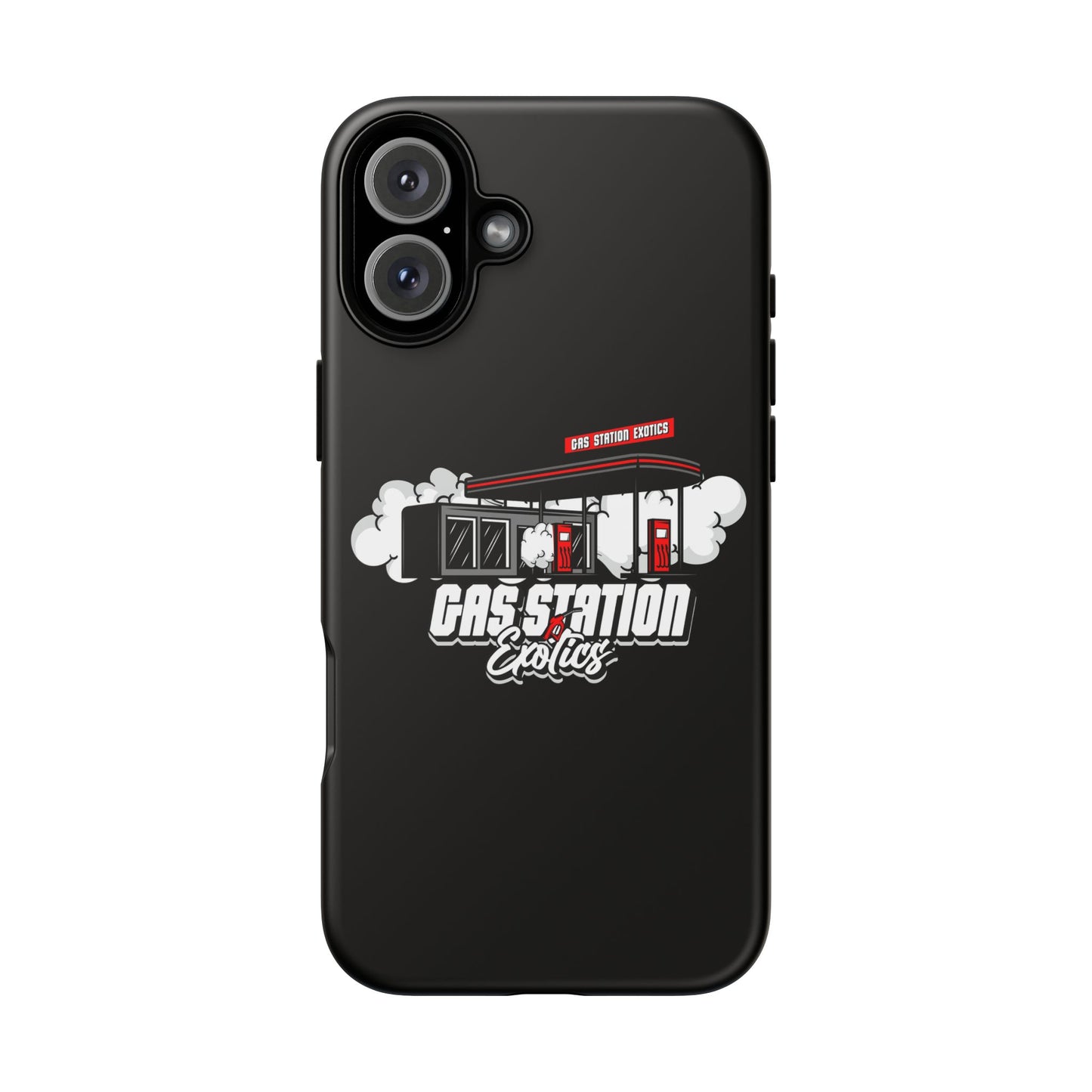 Tough Cases - Gas Station Classics Phone Case | Durable & Stylish Black Phone Cover