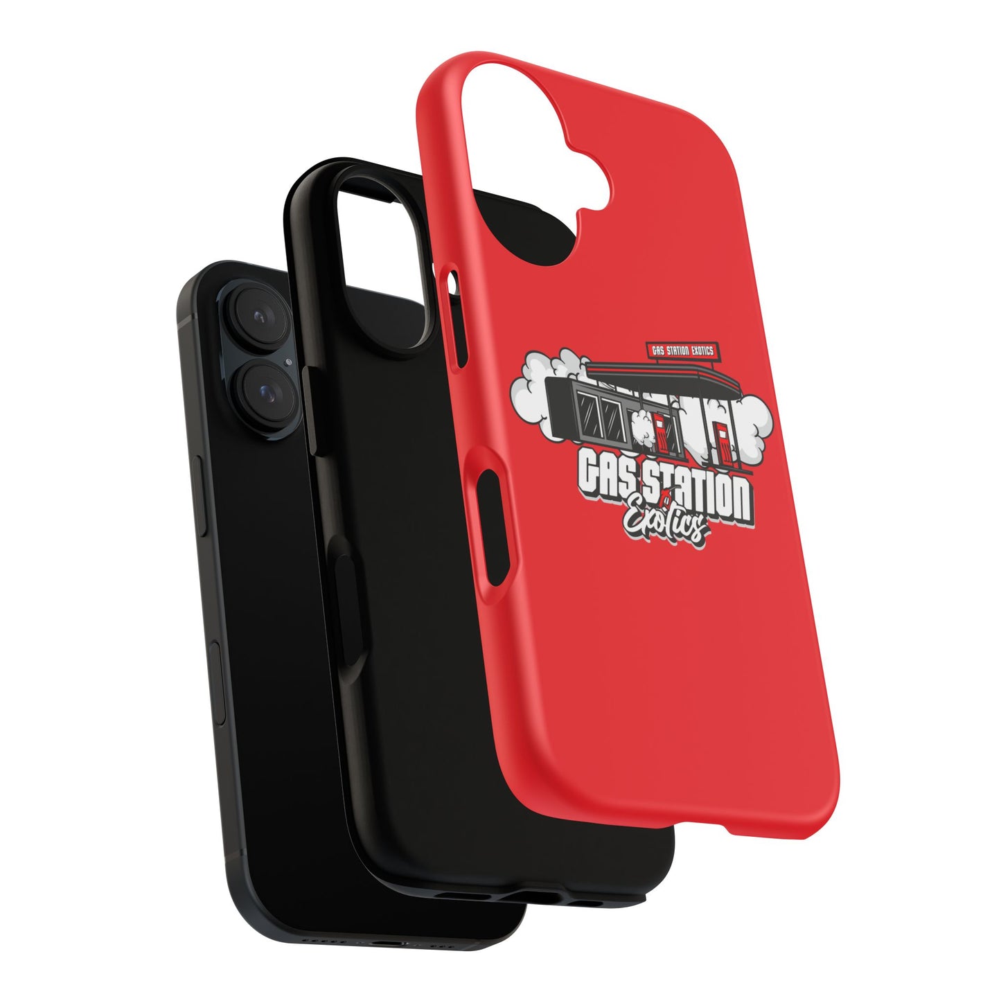 Tough Cases - Gas Station Classics Phone Case | Durable & Stylish Red Phone Cover