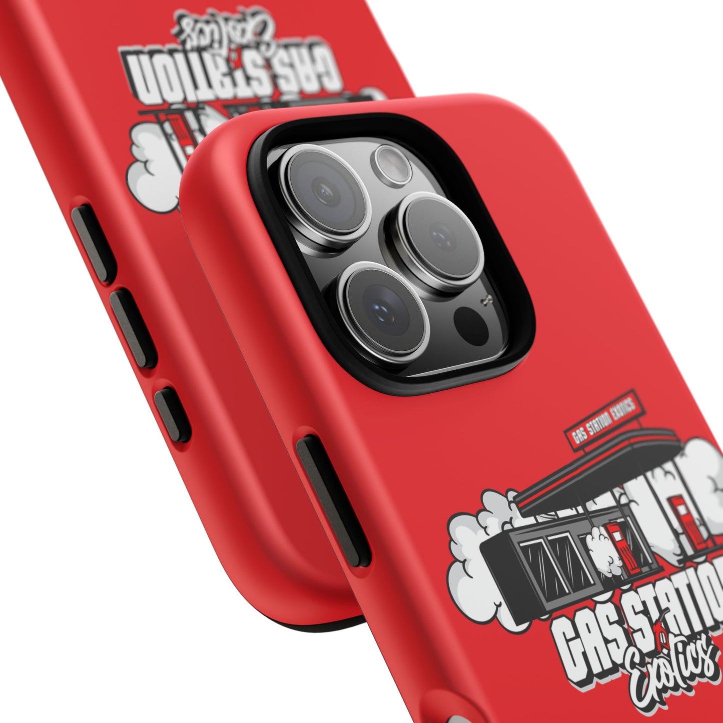 Tough Cases - Gas Station Classics Phone Case | Durable & Stylish Red Phone Cover