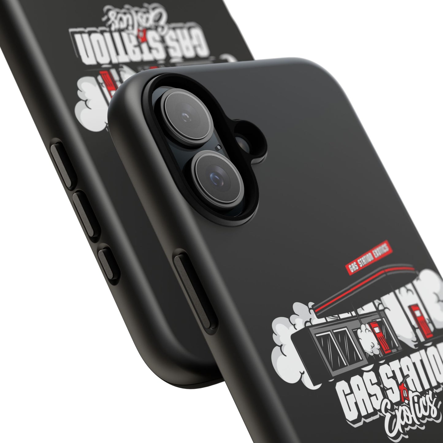 Tough Cases - Gas Station Classics Phone Case | Durable & Stylish Black Phone Cover