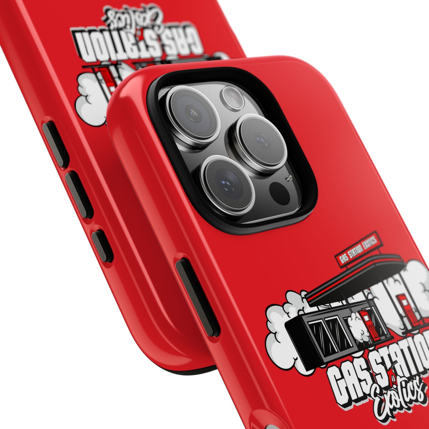 Tough Cases - Gas Station Classics Phone Case | Durable & Stylish Red Phone Cover