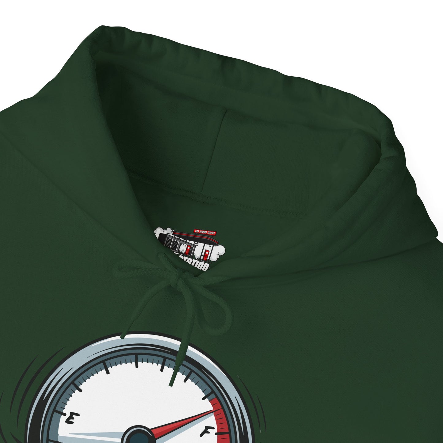 "No Gas No Motion" Gas Station Hooded Sweatshirt