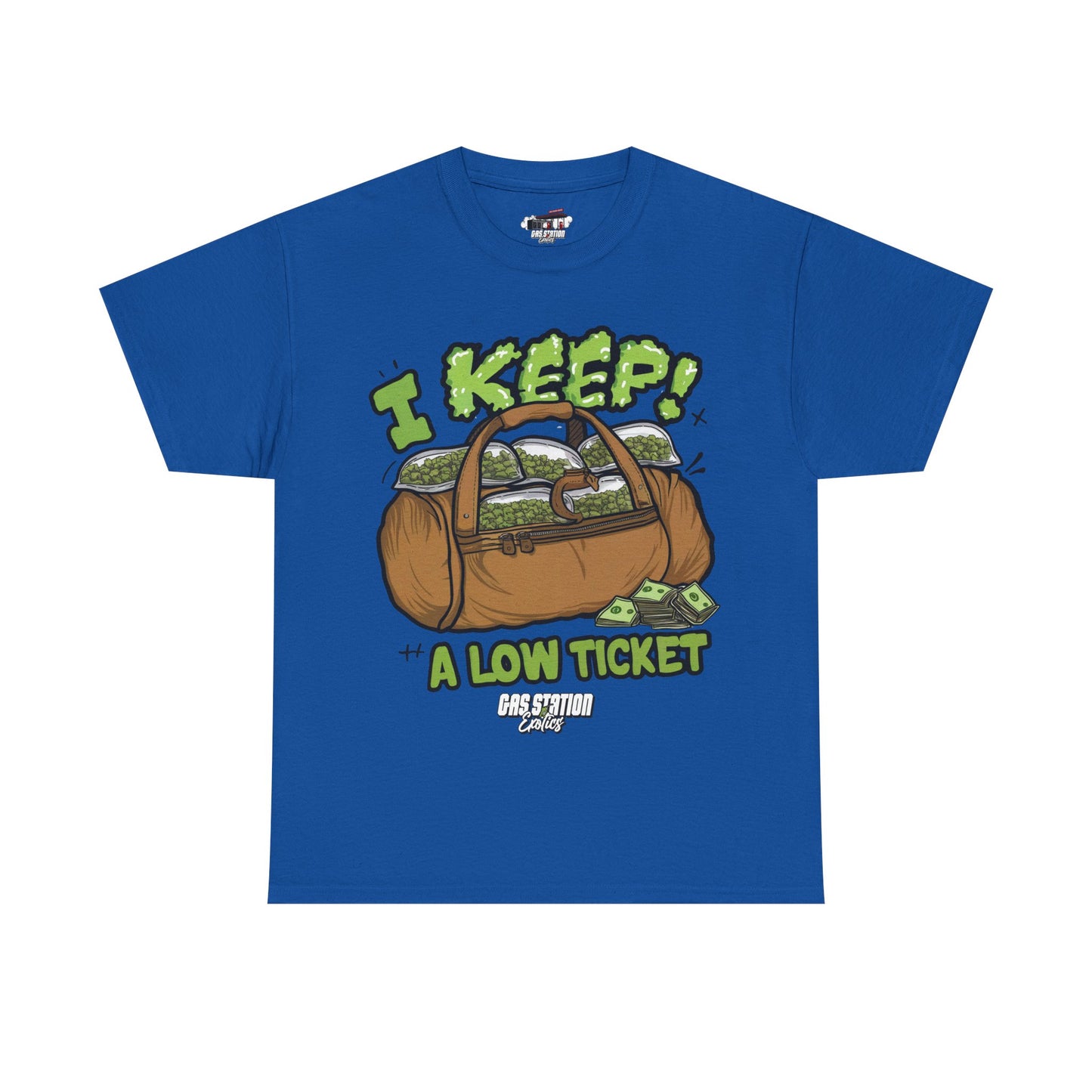"Low Ticket" Gas Station Brand Tee