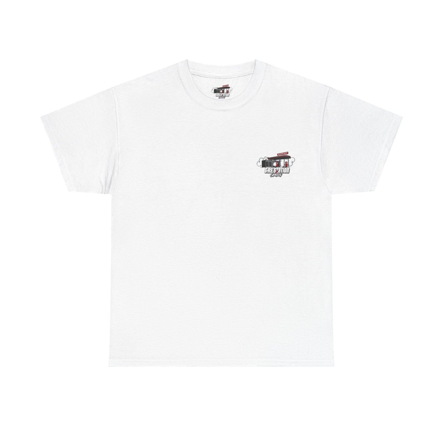 Never Running On Empty Gas Station Brand Tee