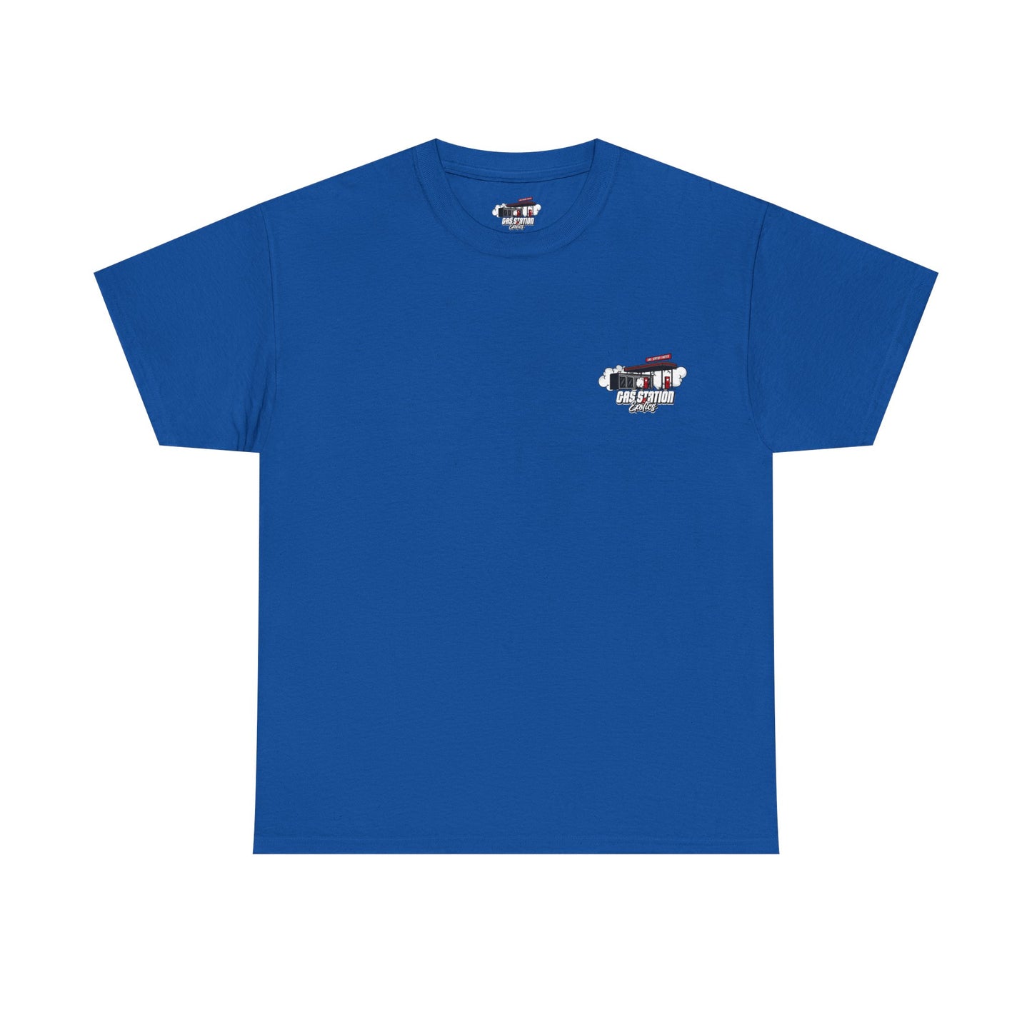 Never Running On Empty Gas Station Brand Tee