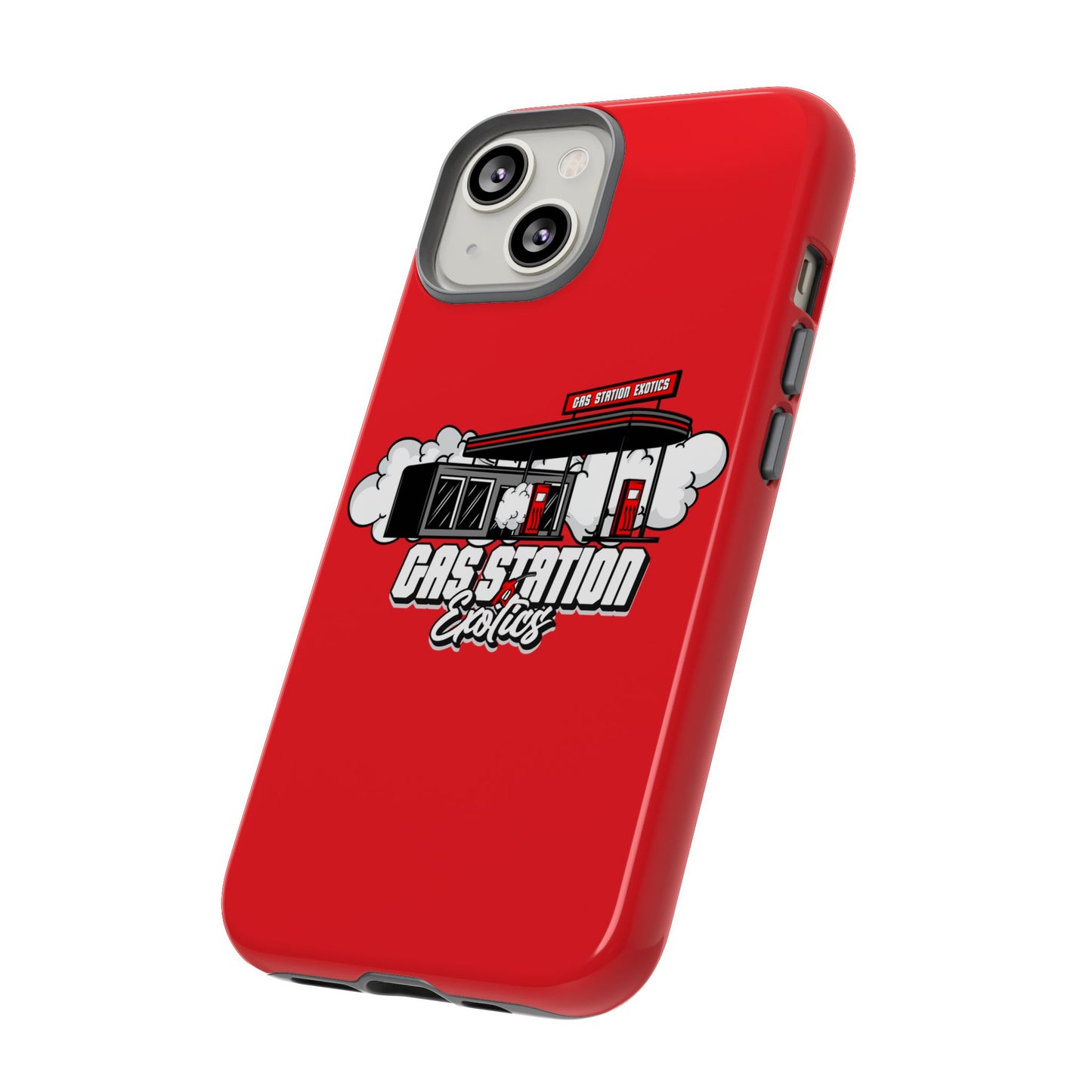 Tough Cases - Gas Station Classics Phone Case | Durable & Stylish Red Phone Cover