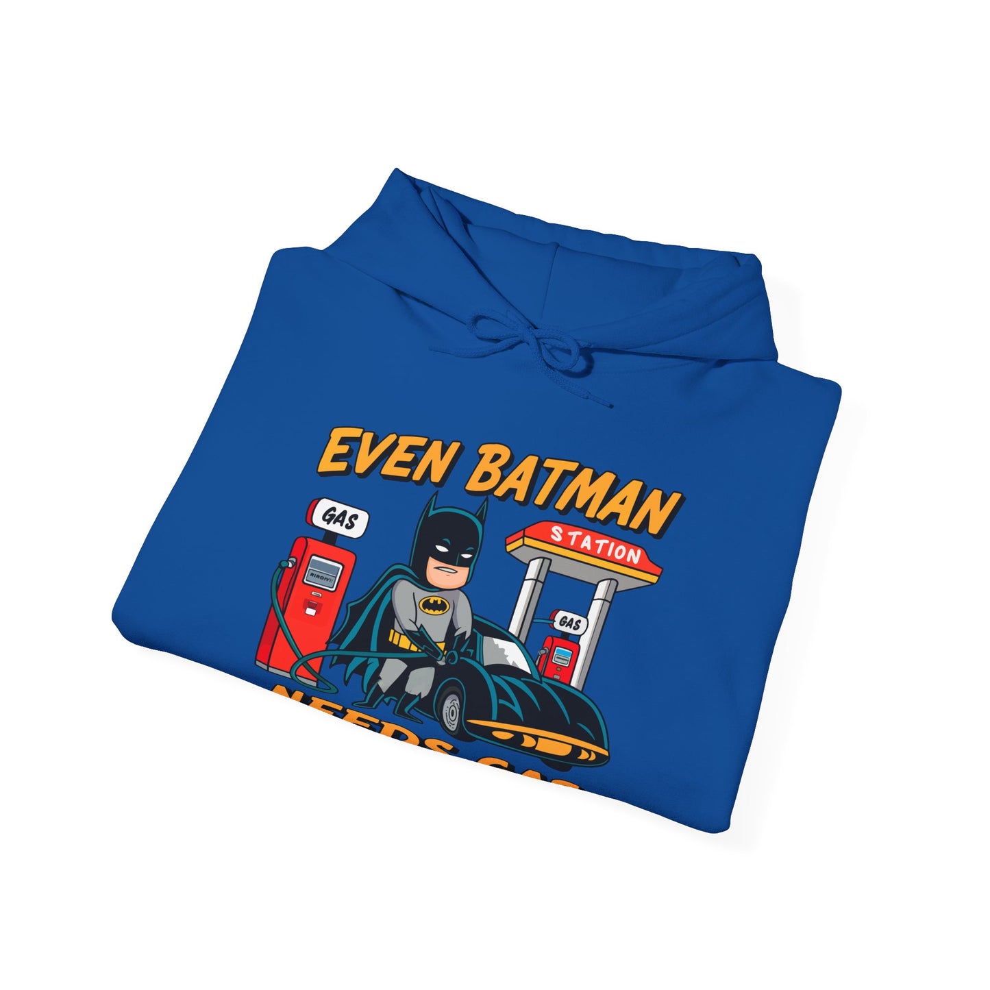 "Batman Needs Gas" Gas Station Hooded Sweatshirt
