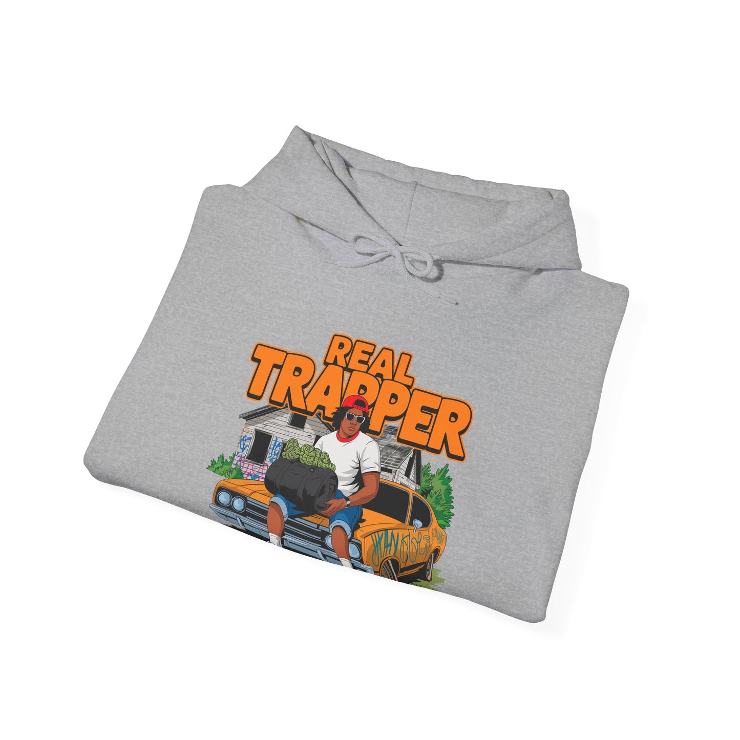 "Real Trapper" Gas Station Hooded Sweatshirt