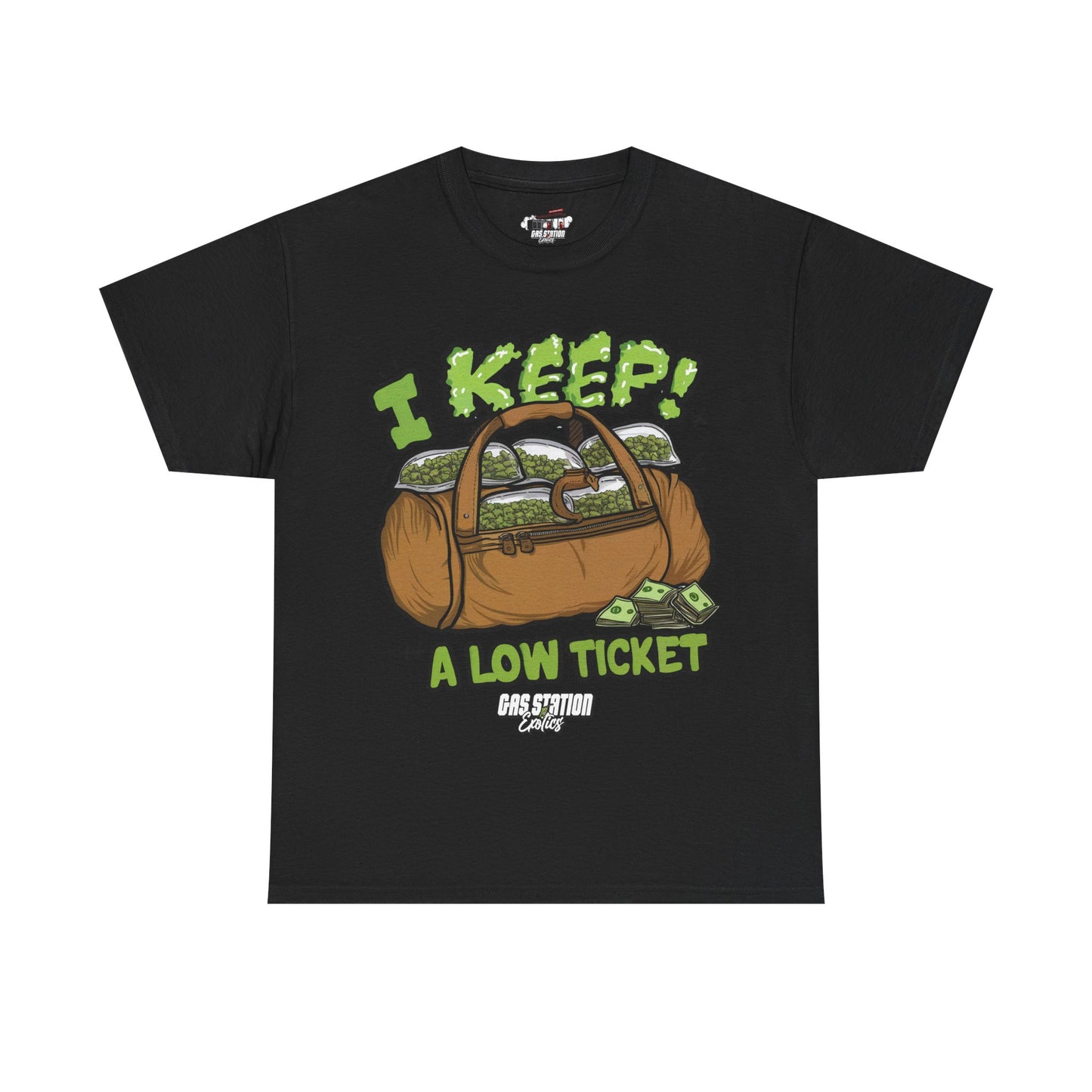 "Low Ticket" Gas Station Brand Tee
