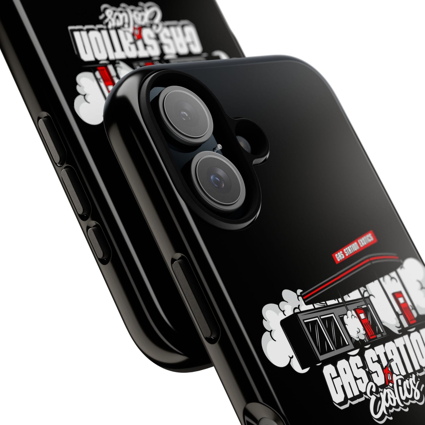Tough Cases - Gas Station Classics Phone Case | Durable & Stylish Black Phone Cover