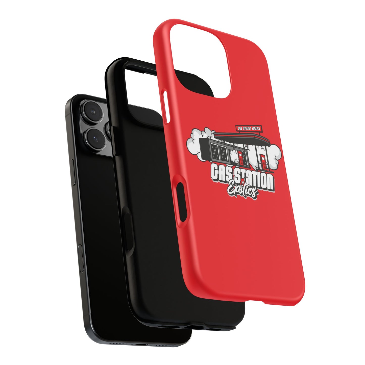 Tough Cases - Gas Station Classics Phone Case | Durable & Stylish Red Phone Cover
