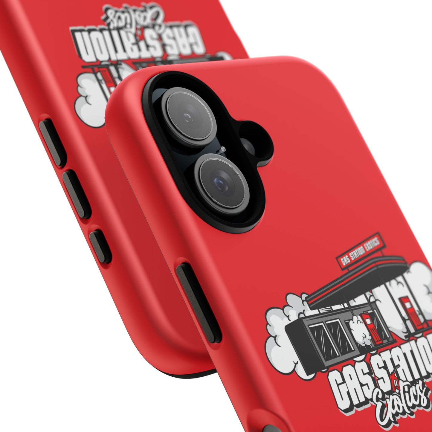 Tough Cases - Gas Station Classics Phone Case | Durable & Stylish Red Phone Cover