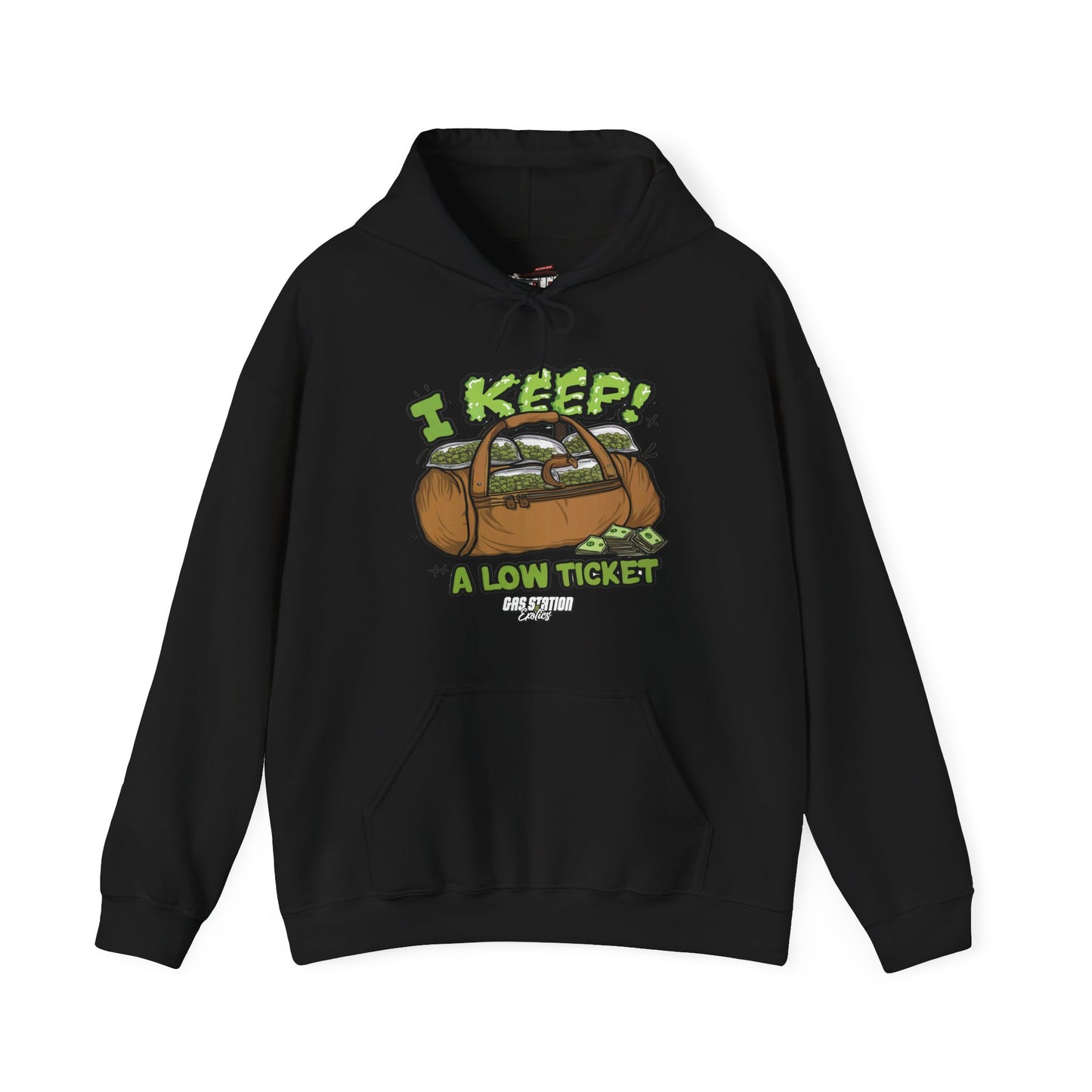 "Low Ticket" Gas Station Hooded Sweatshirt
