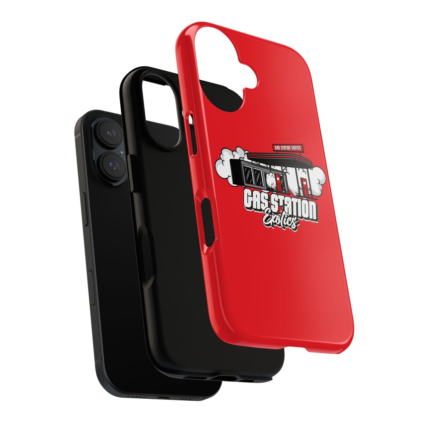 Tough Cases - Gas Station Classics Phone Case | Durable & Stylish Red Phone Cover