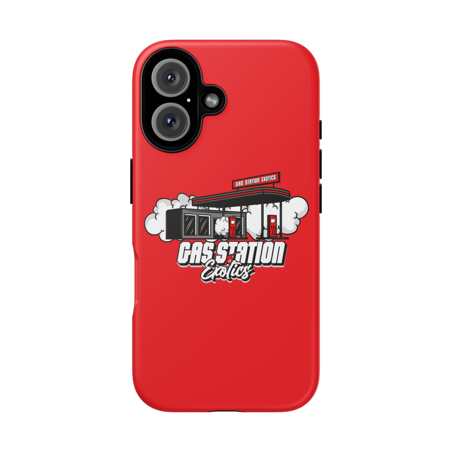Tough Cases - Gas Station Classics Phone Case | Durable & Stylish Red Phone Cover