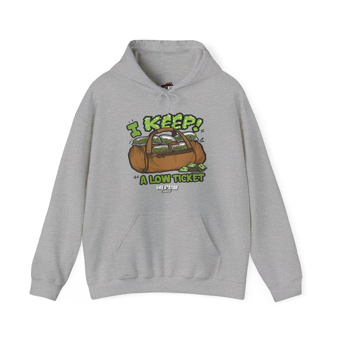 "Low Ticket" Gas Station Hooded Sweatshirt