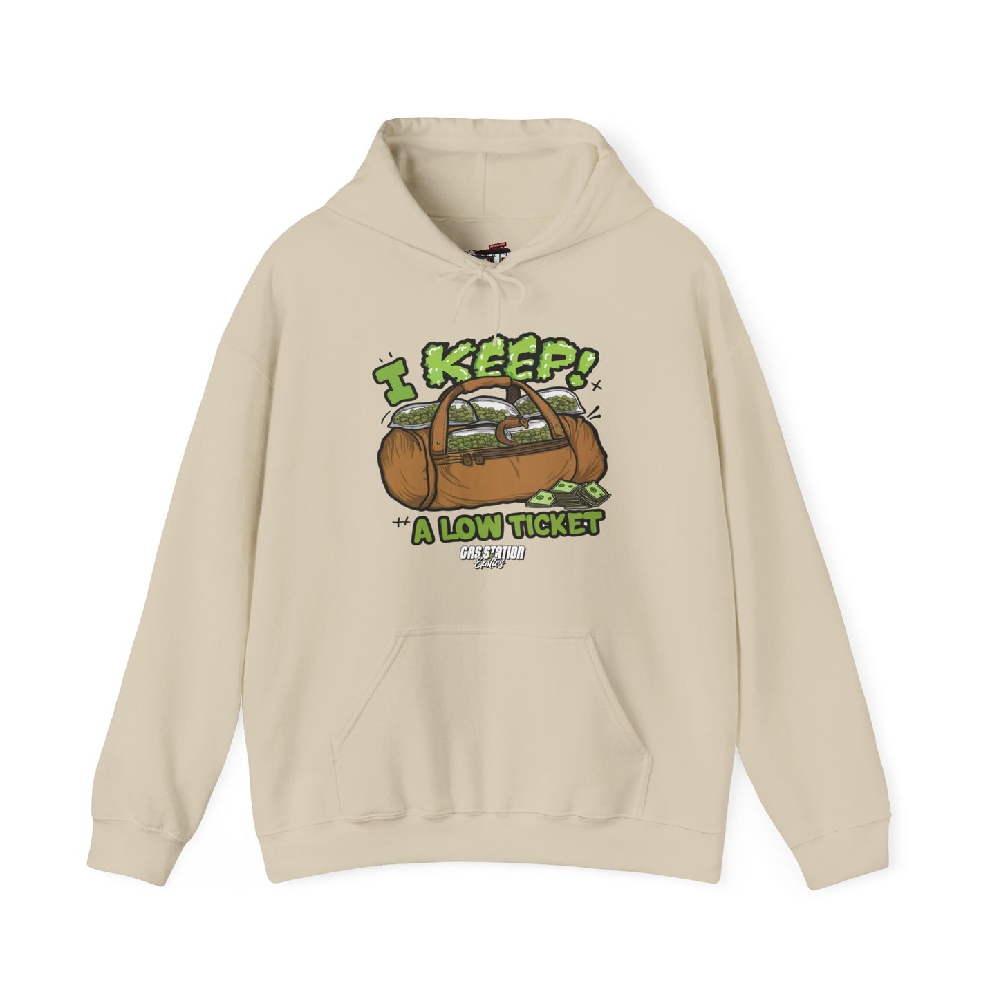 "Low Ticket" Gas Station Hooded Sweatshirt