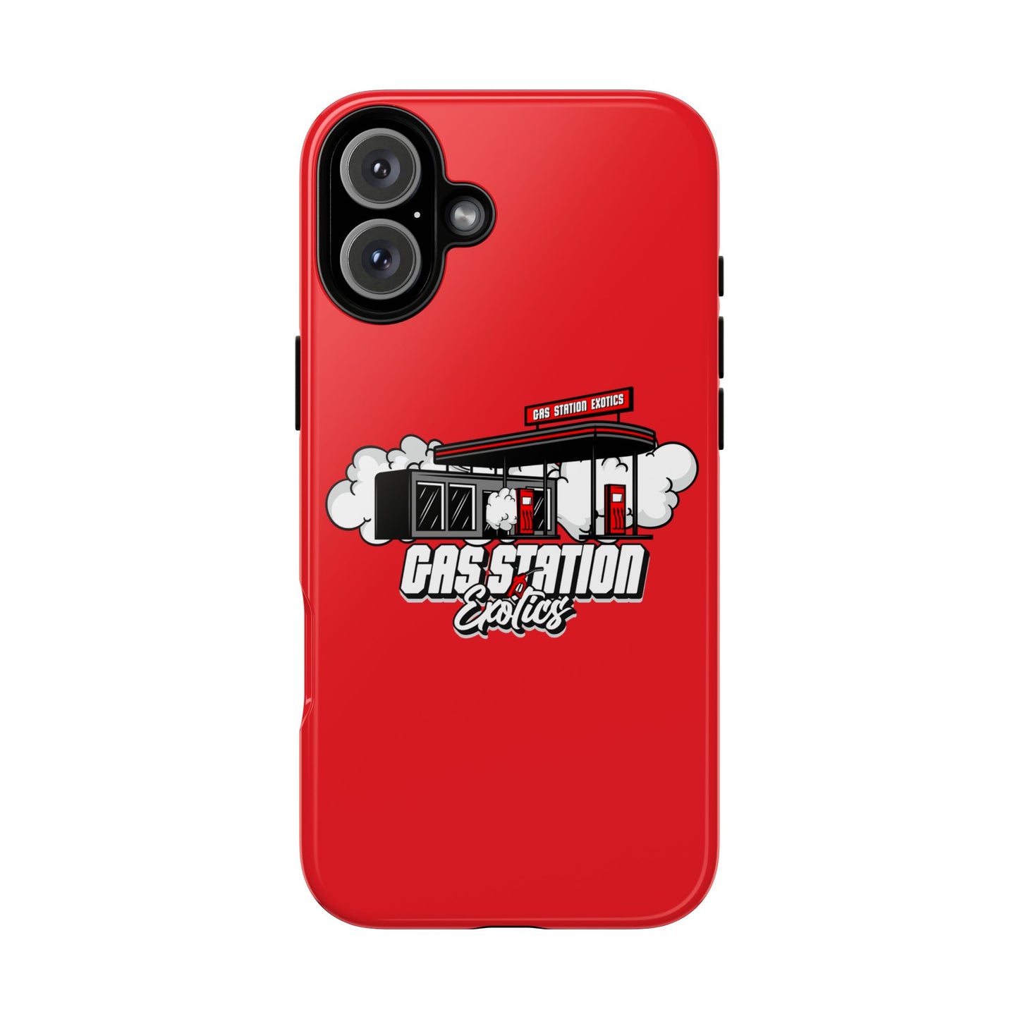 Tough Cases - Gas Station Classics Phone Case | Durable & Stylish Red Phone Cover