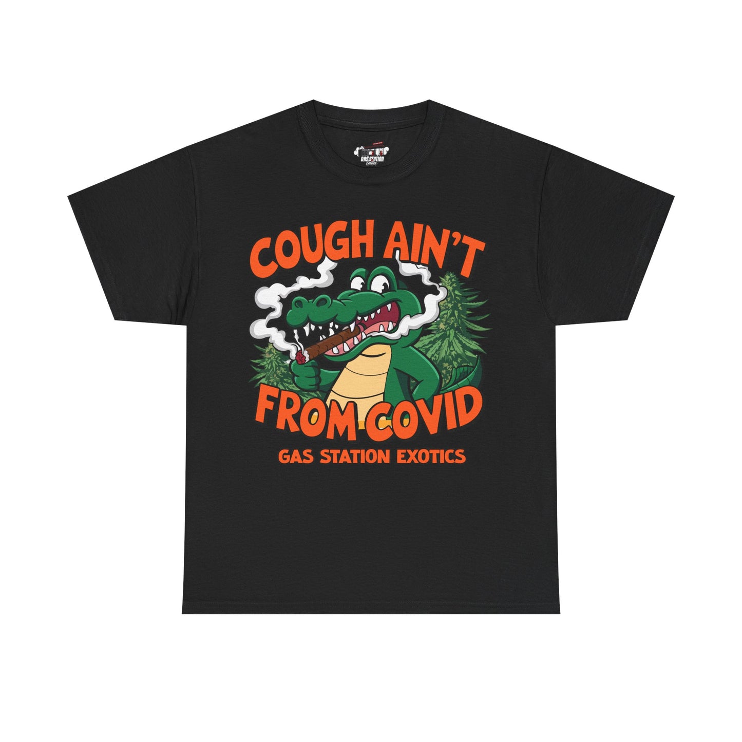 "Covid Cough" Gas Station Brand Tee