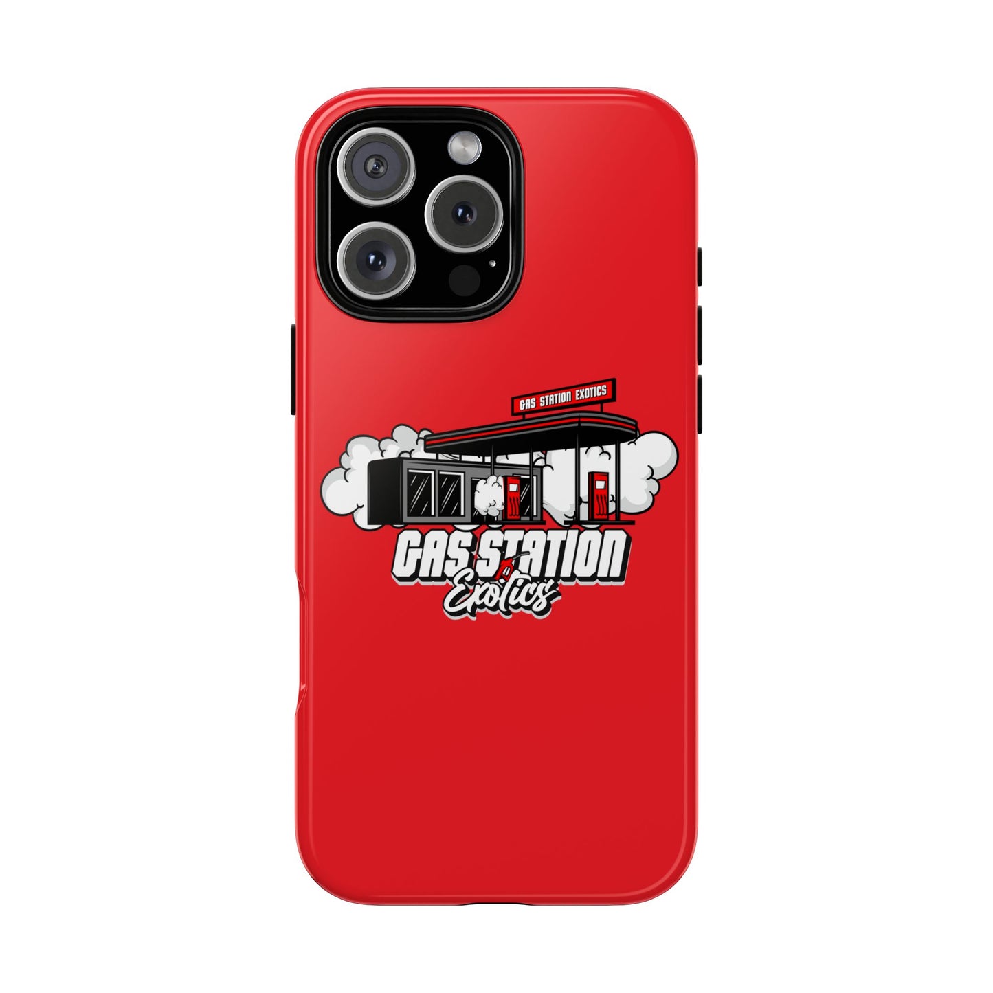 Tough Cases - Gas Station Classics Phone Case | Durable & Stylish Red Phone Cover