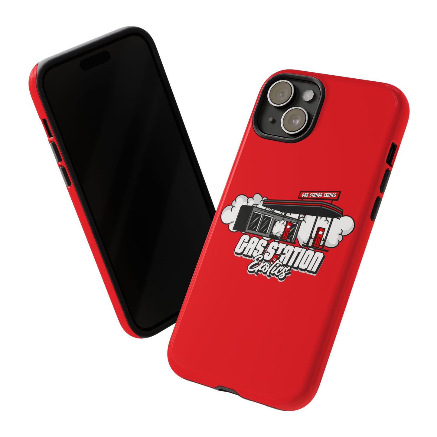 Tough Cases - Gas Station Classics Phone Case | Durable & Stylish Red Phone Cover