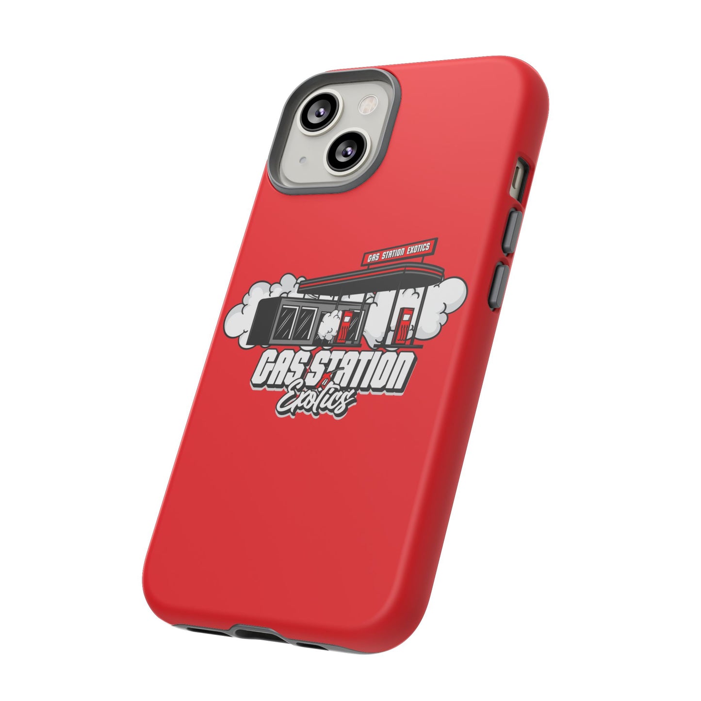 Tough Cases - Gas Station Classics Phone Case | Durable & Stylish Red Phone Cover