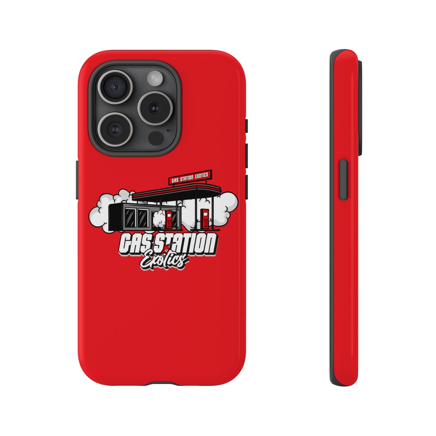 Tough Cases - Gas Station Classics Phone Case | Durable & Stylish Red Phone Cover