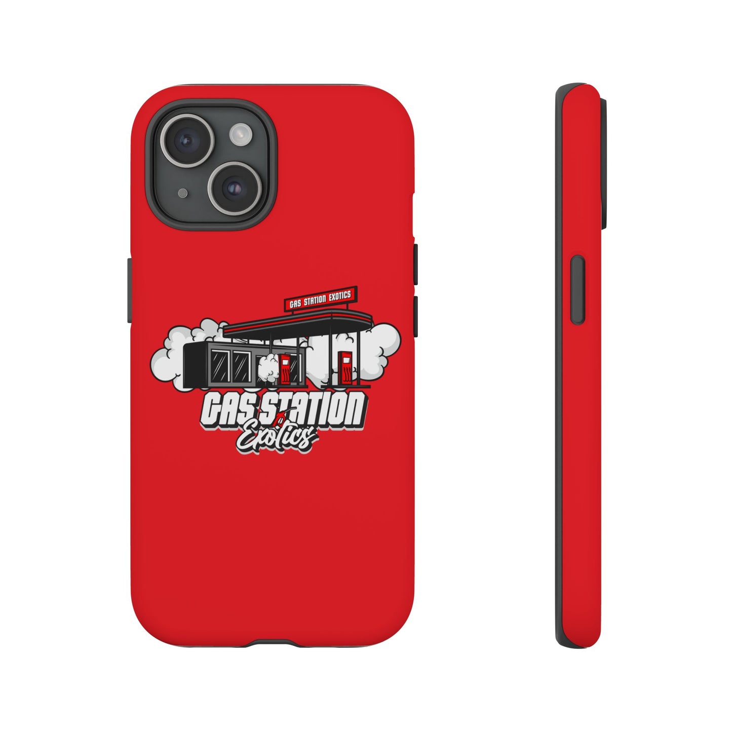 Tough Cases - Gas Station Classics Phone Case | Durable & Stylish Red Phone Cover