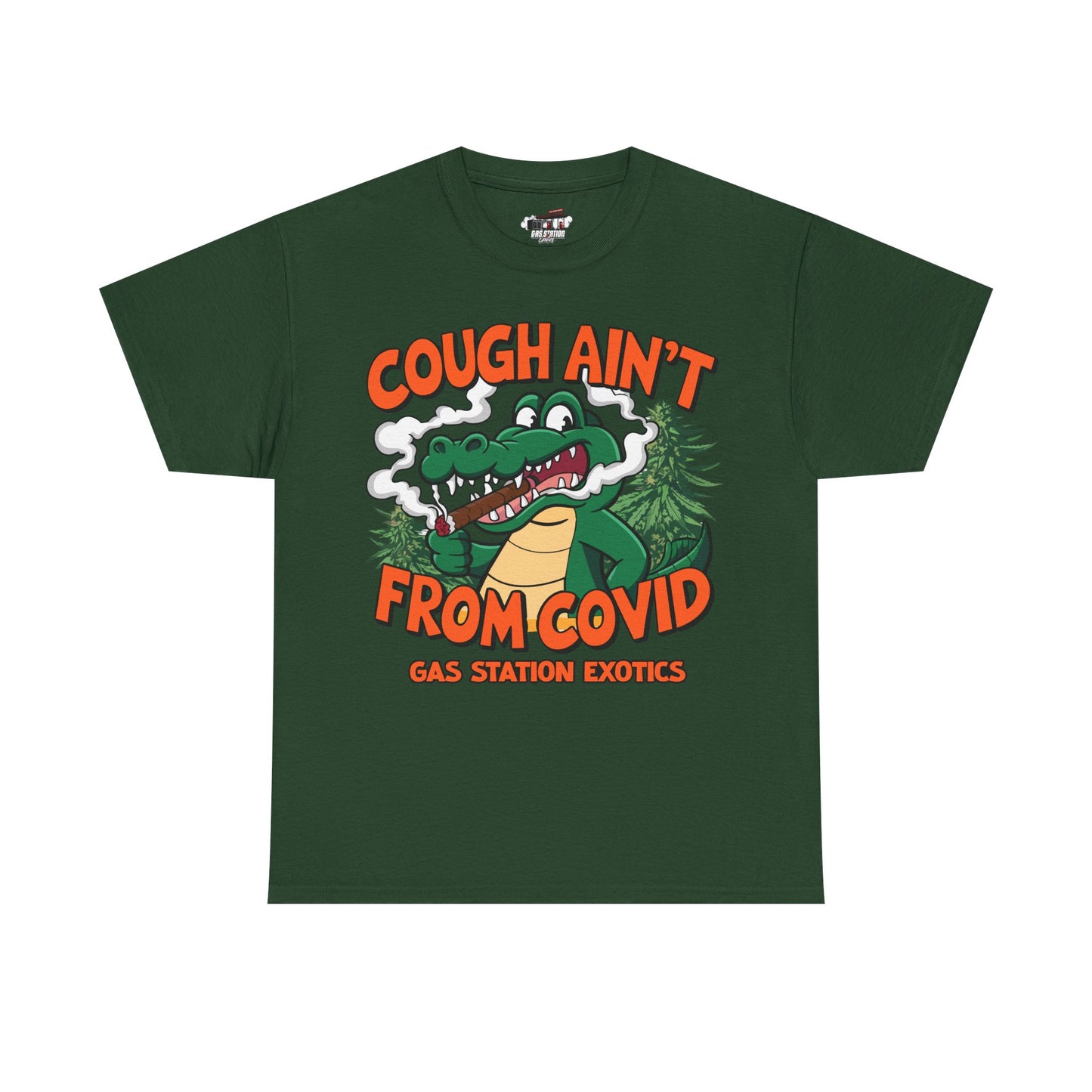 "Covid Cough" Gas Station Brand Tee