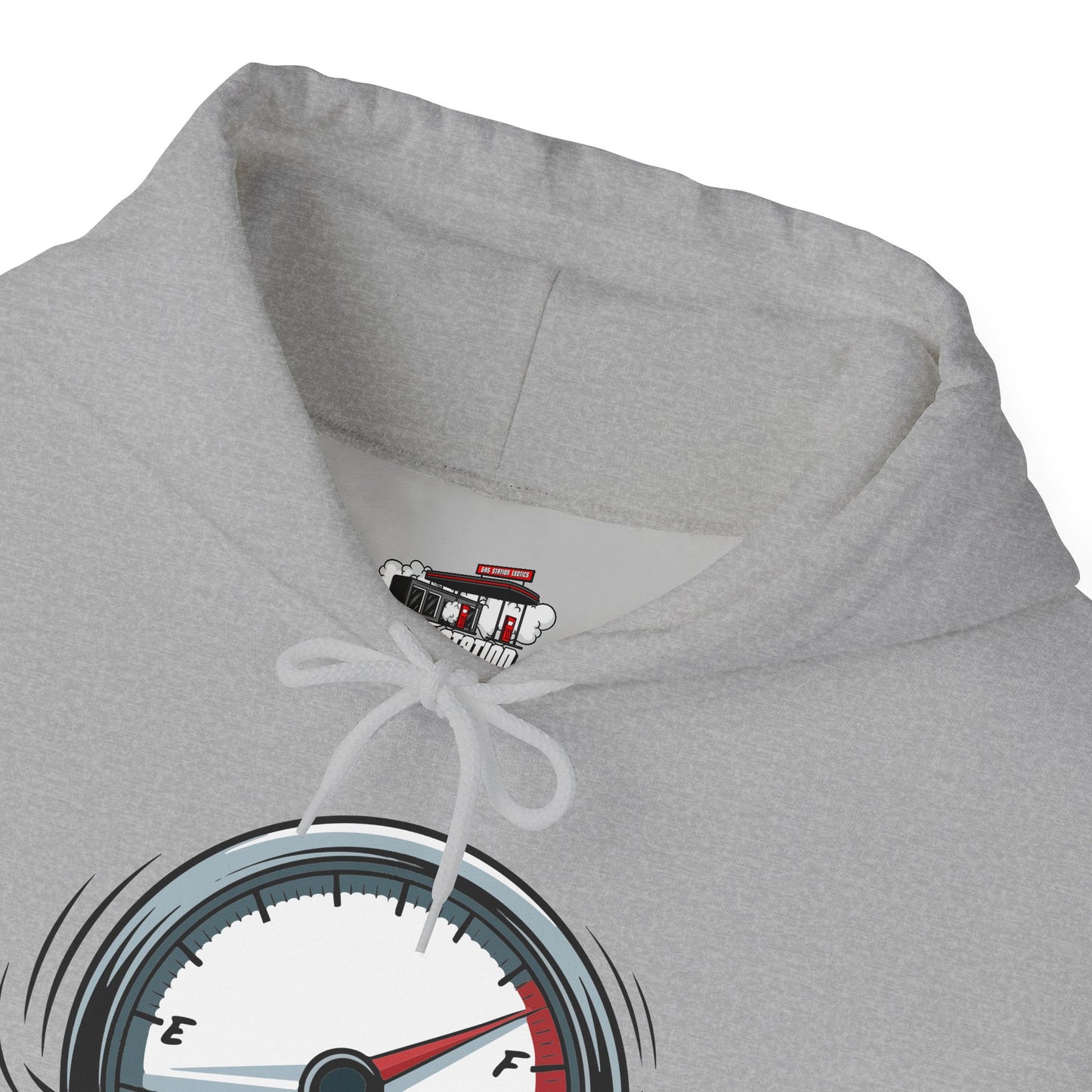 "No Gas No Motion" Gas Station Hooded Sweatshirt