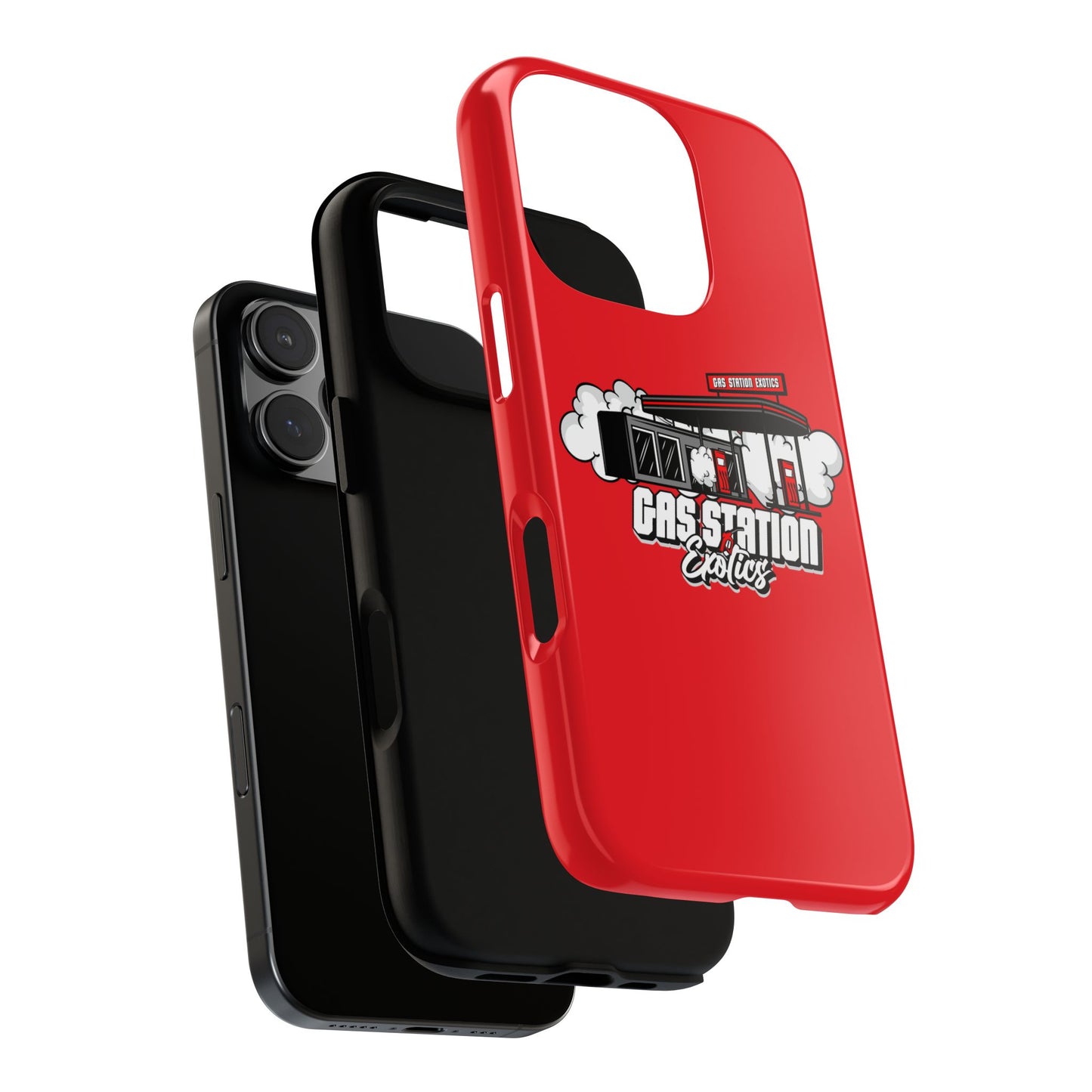 Tough Cases - Gas Station Classics Phone Case | Durable & Stylish Red Phone Cover