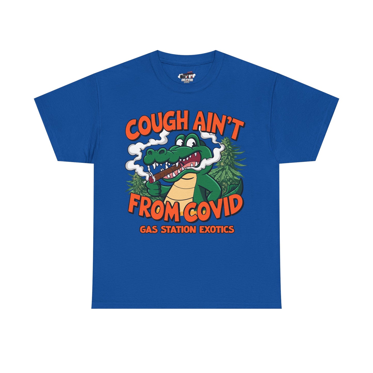 "Covid Cough" Gas Station Brand Tee