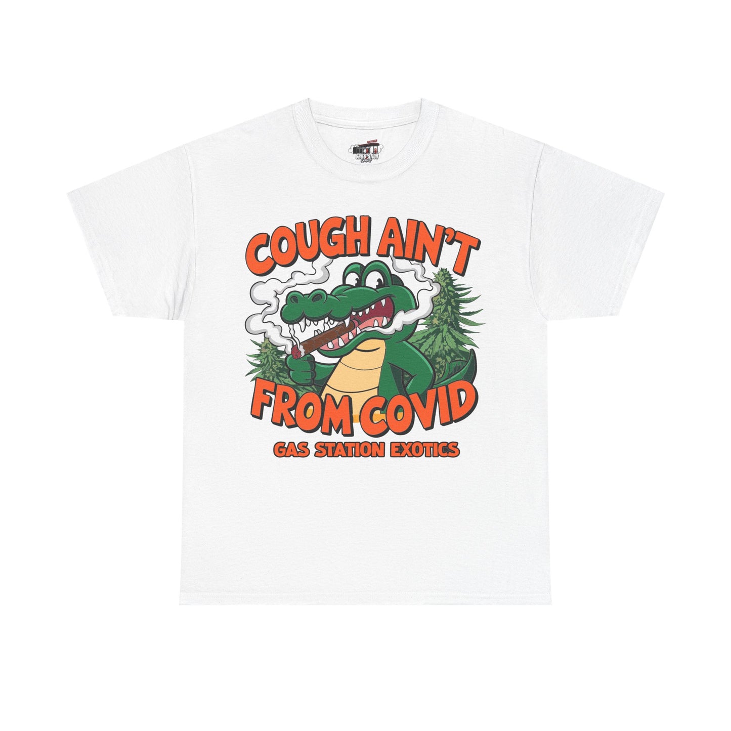 "Covid Cough" Gas Station Brand Tee