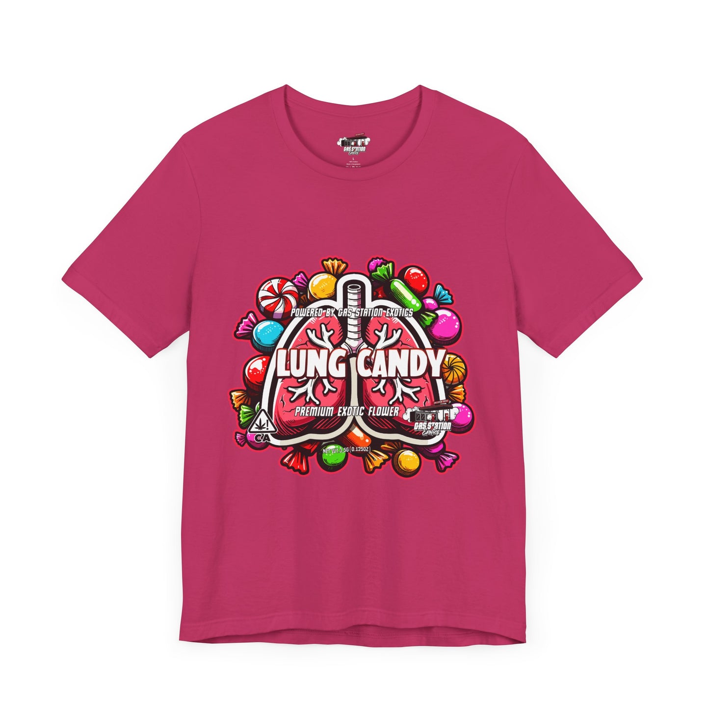 Lung Candy Fun Unisex Tee - Sweet Treat Vibes for Candy Lovers