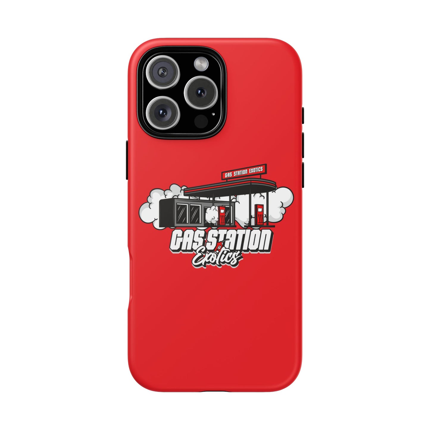 Tough Cases - Gas Station Classics Phone Case | Durable & Stylish Red Phone Cover