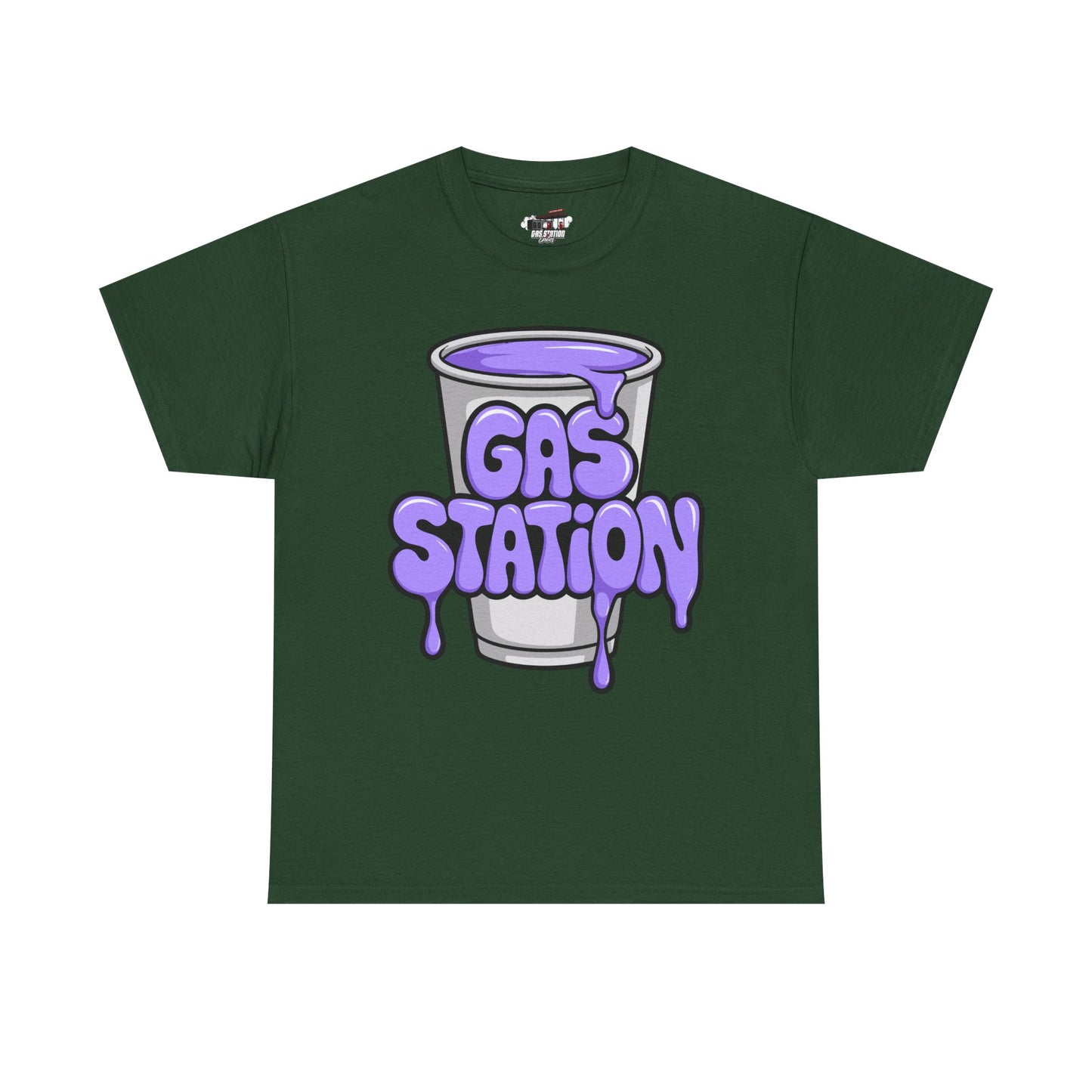 "Purple Cup" Gas Station Brand Tee