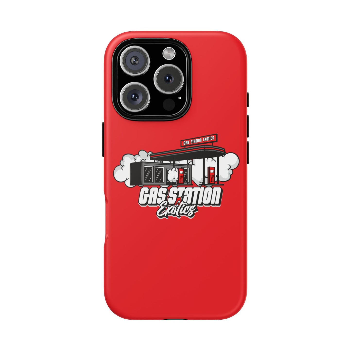 Tough Cases - Gas Station Classics Phone Case | Durable & Stylish Red Phone Cover