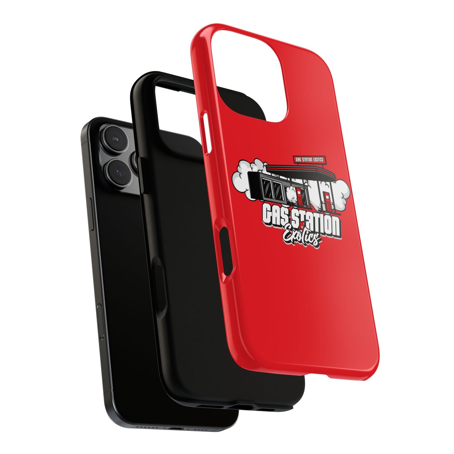 Tough Cases - Gas Station Classics Phone Case | Durable & Stylish Red Phone Cover