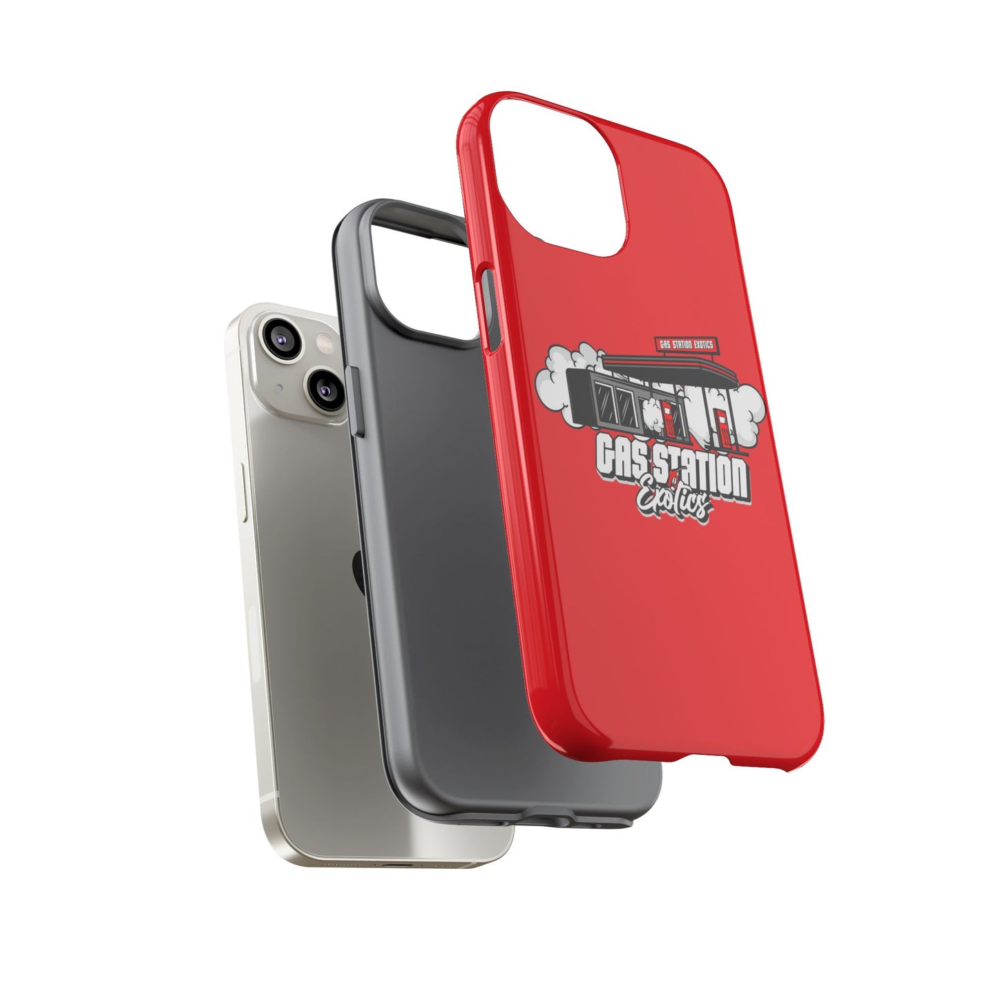 Tough Cases - Gas Station Classics Phone Case | Durable & Stylish Red Phone Cover