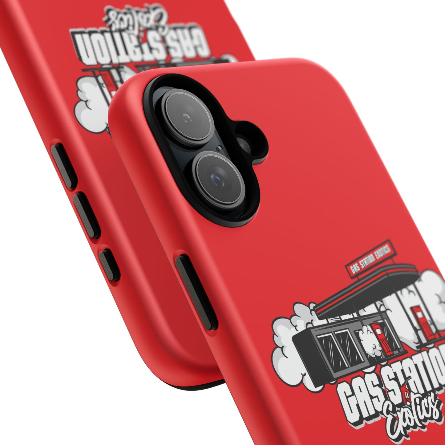 Tough Cases - Gas Station Classics Phone Case | Durable & Stylish Red Phone Cover