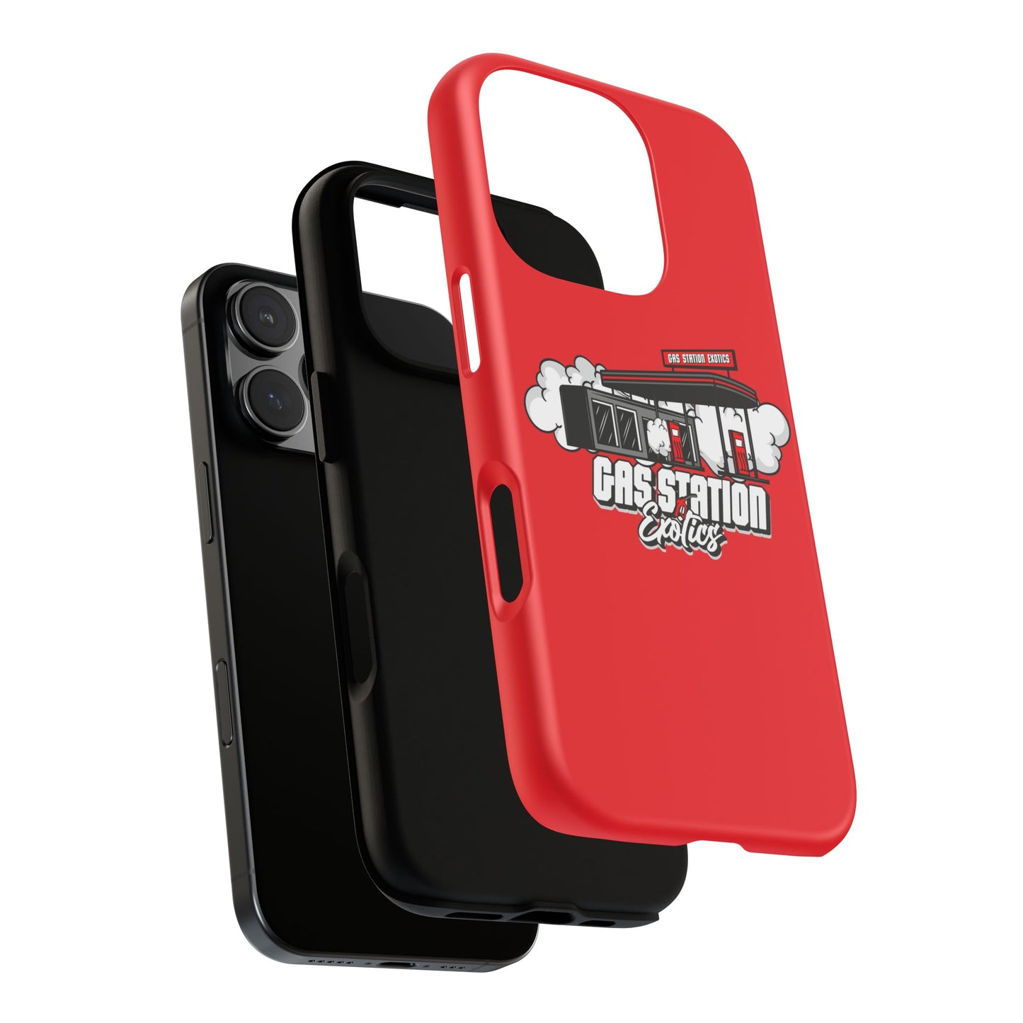 Tough Cases - Gas Station Classics Phone Case | Durable & Stylish Red Phone Cover