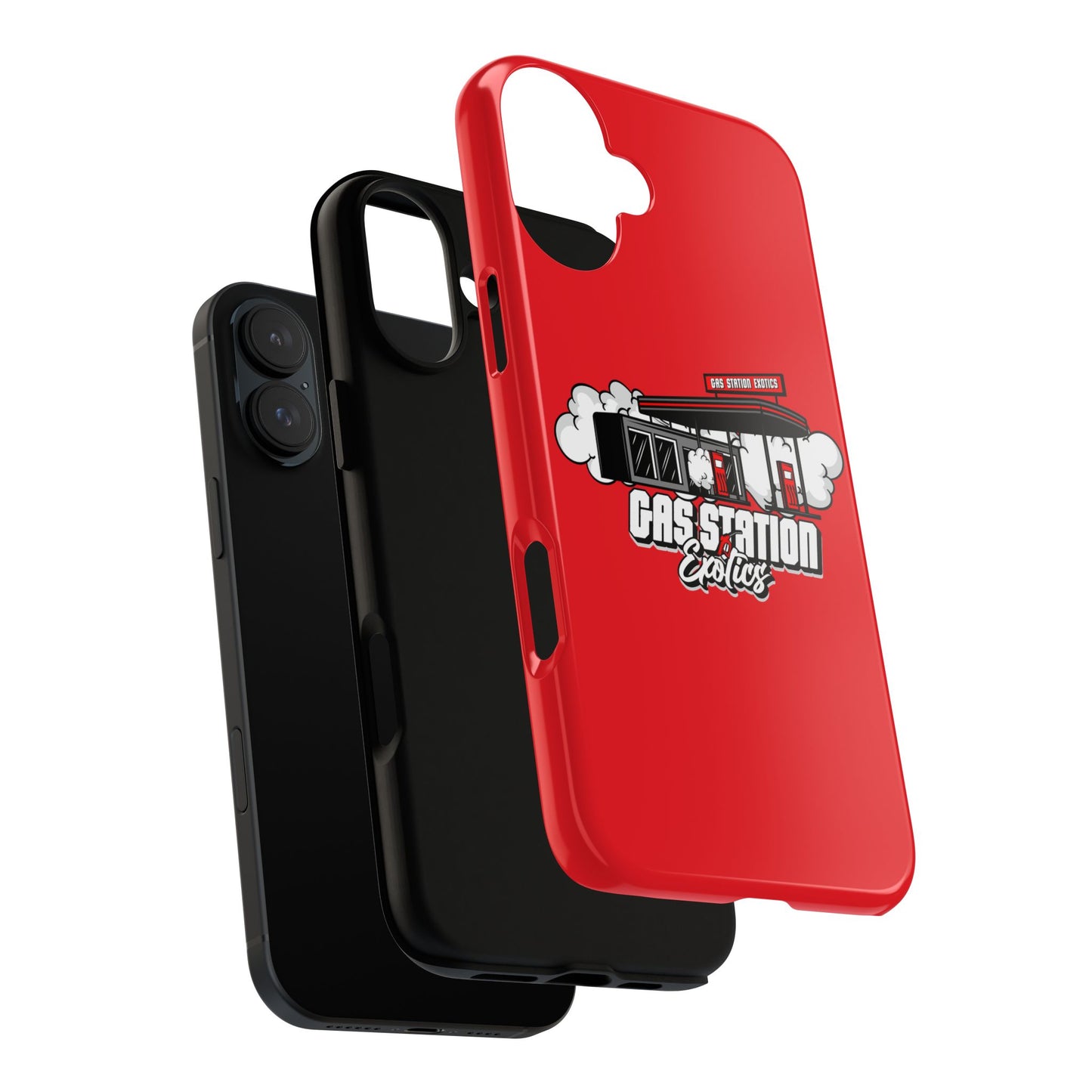 Tough Cases - Gas Station Classics Phone Case | Durable & Stylish Red Phone Cover