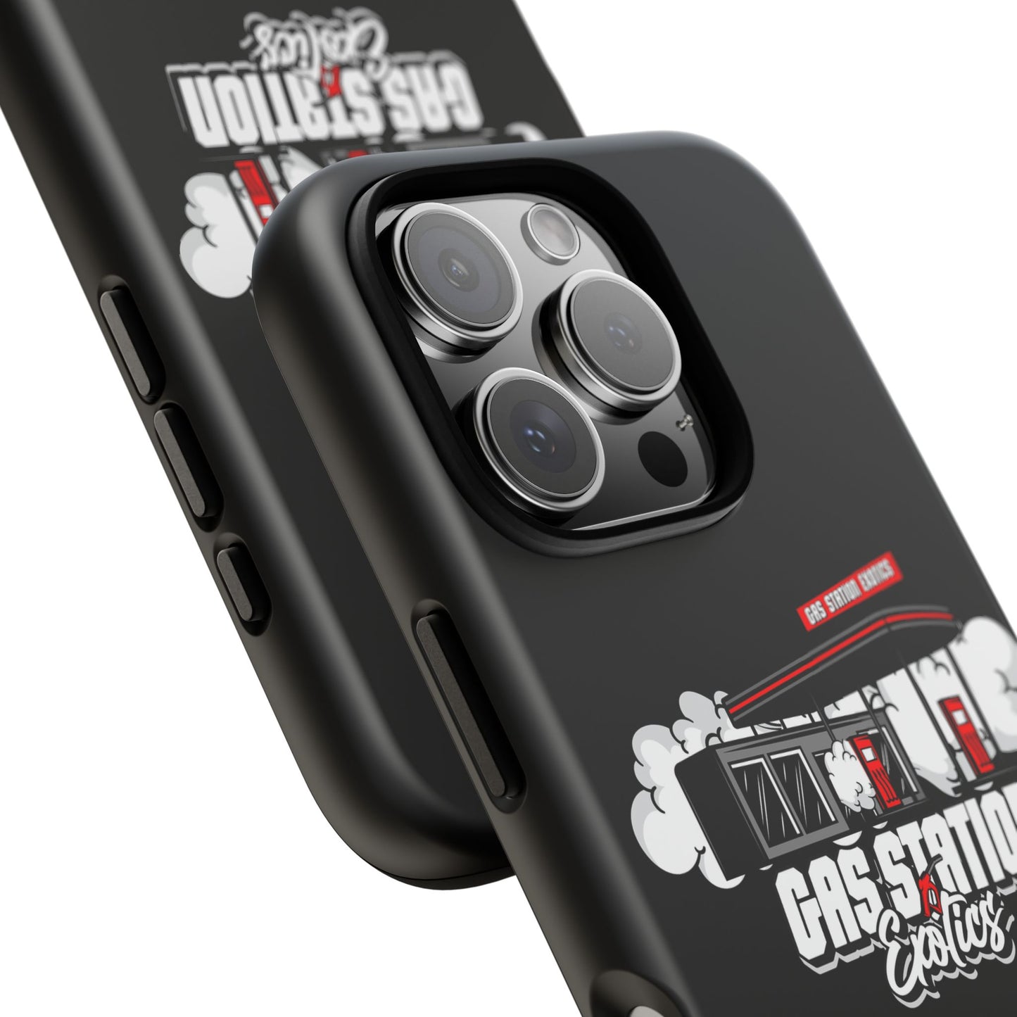 Tough Cases - Gas Station Classics Phone Case | Durable & Stylish Black Phone Cover