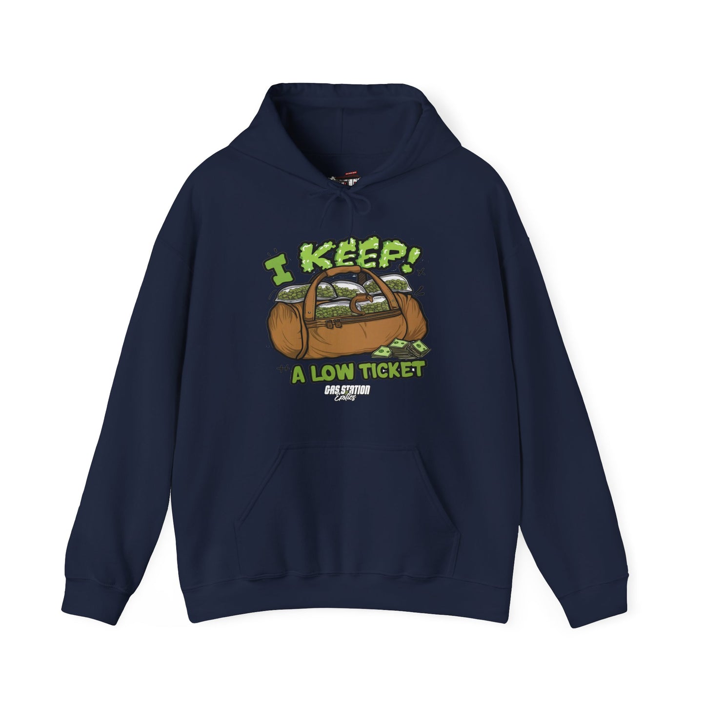 "Low Ticket" Gas Station Hooded Sweatshirt