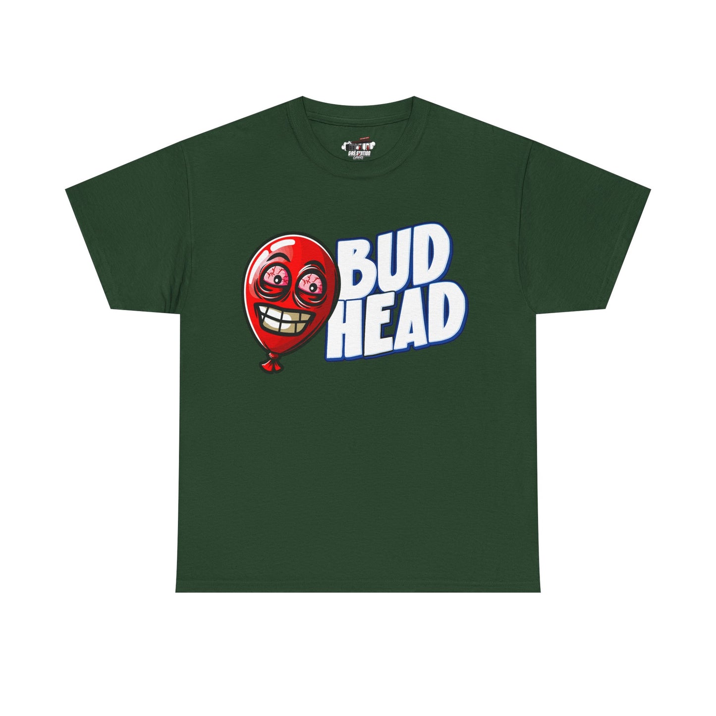 Bud Head Gas Station Brand Tee