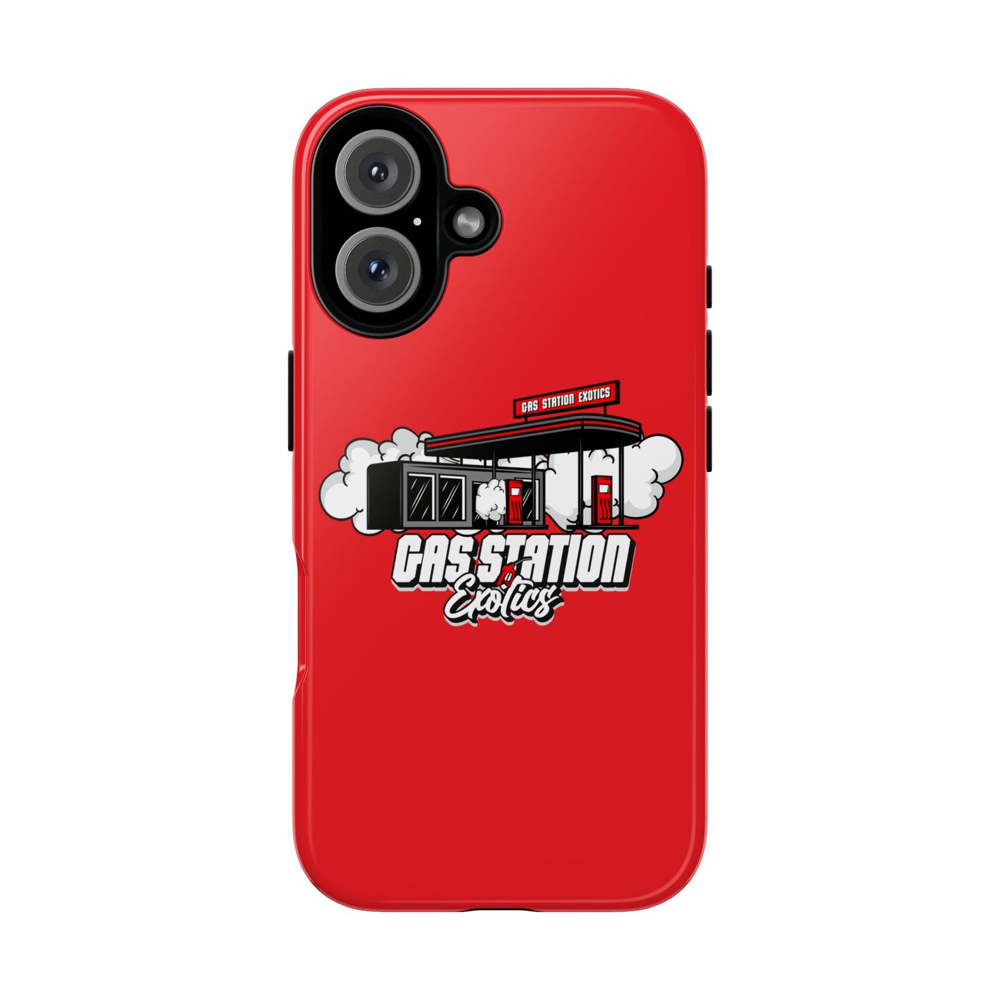 Tough Cases - Gas Station Classics Phone Case | Durable & Stylish Red Phone Cover
