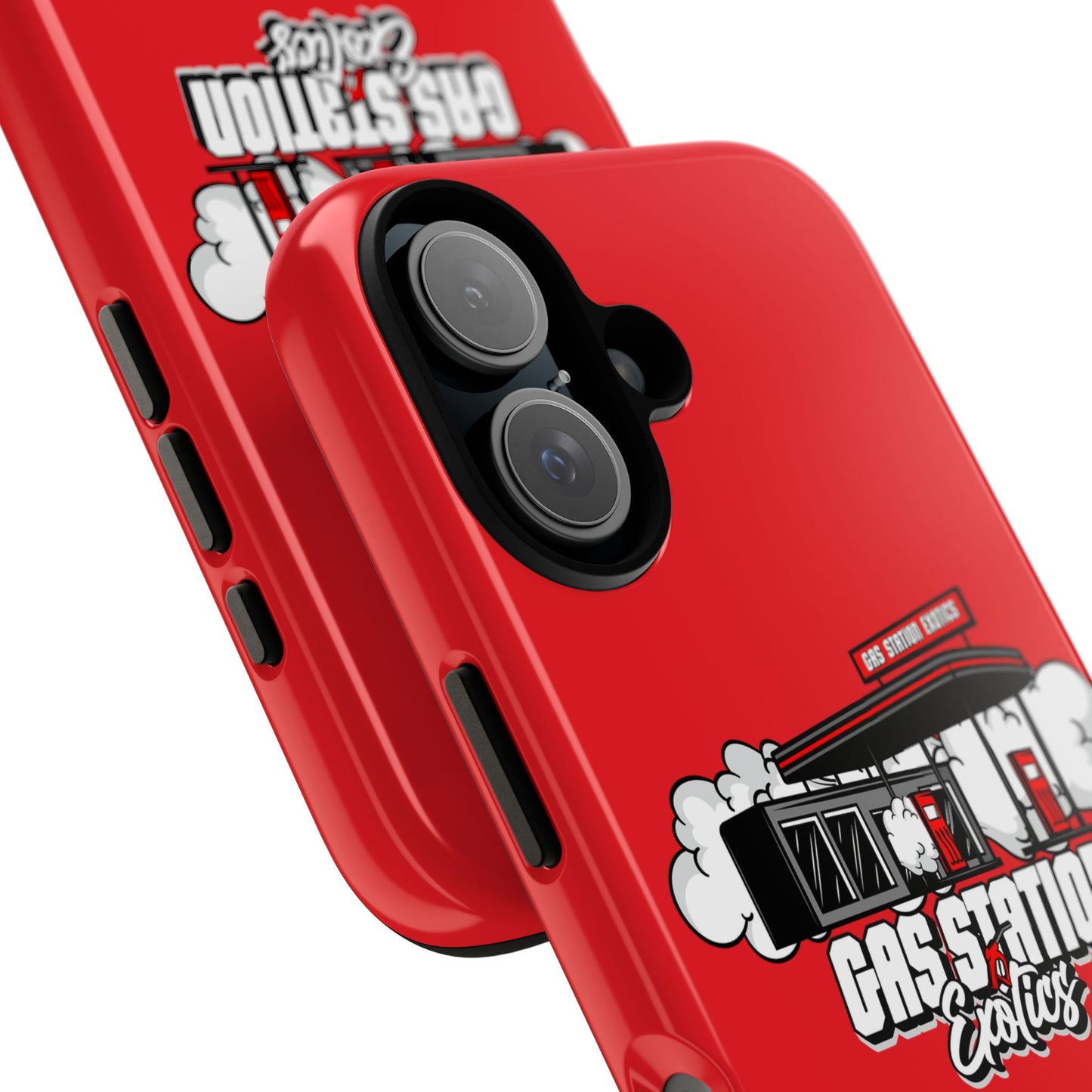 Tough Cases - Gas Station Classics Phone Case | Durable & Stylish Red Phone Cover