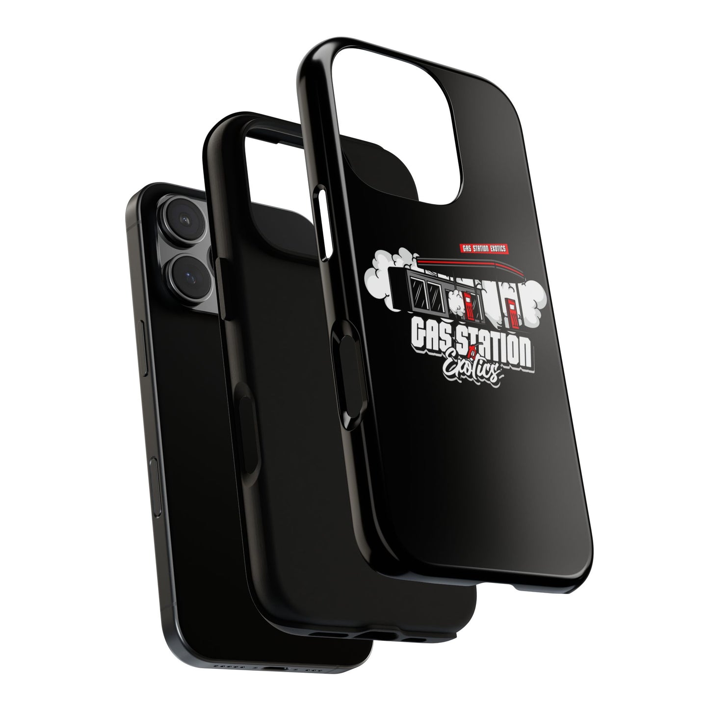 Tough Cases - Gas Station Classics Phone Case | Durable & Stylish Black Phone Cover